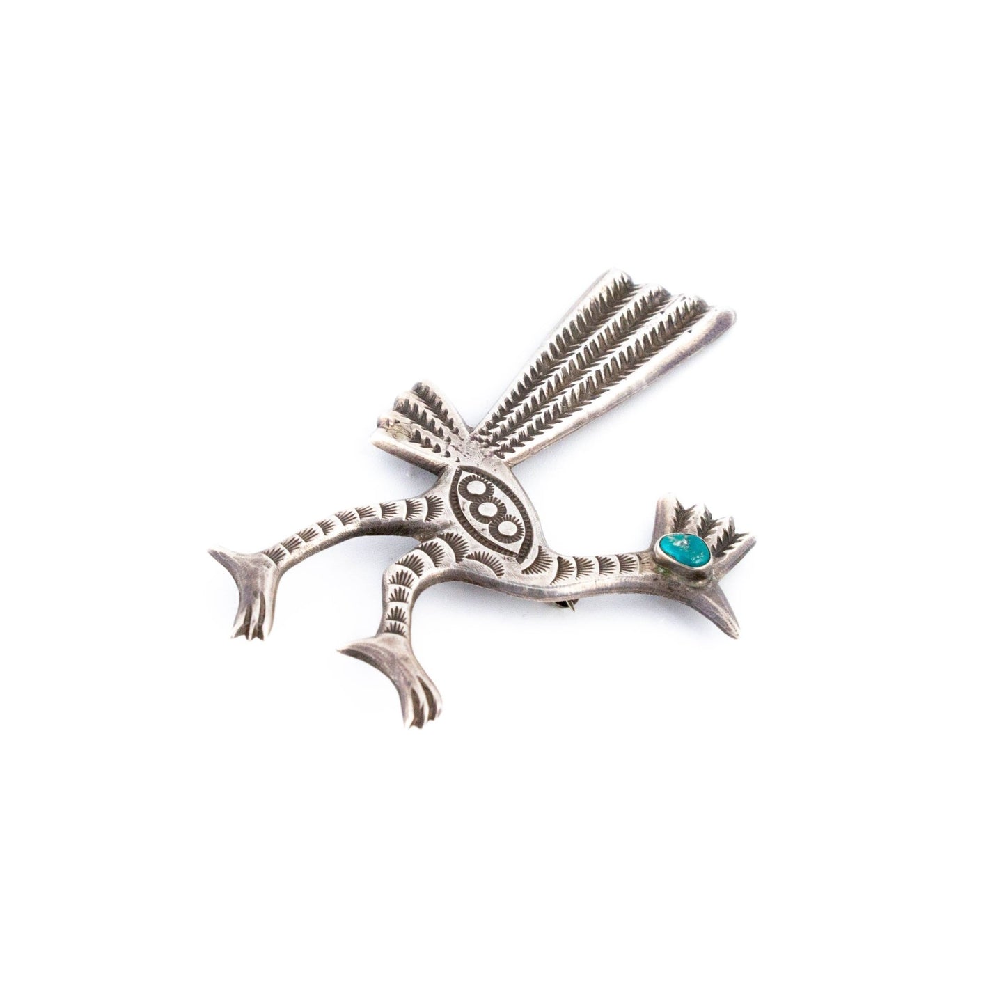 1940s Rooster Navajo Pin - Kingdom Jewelry