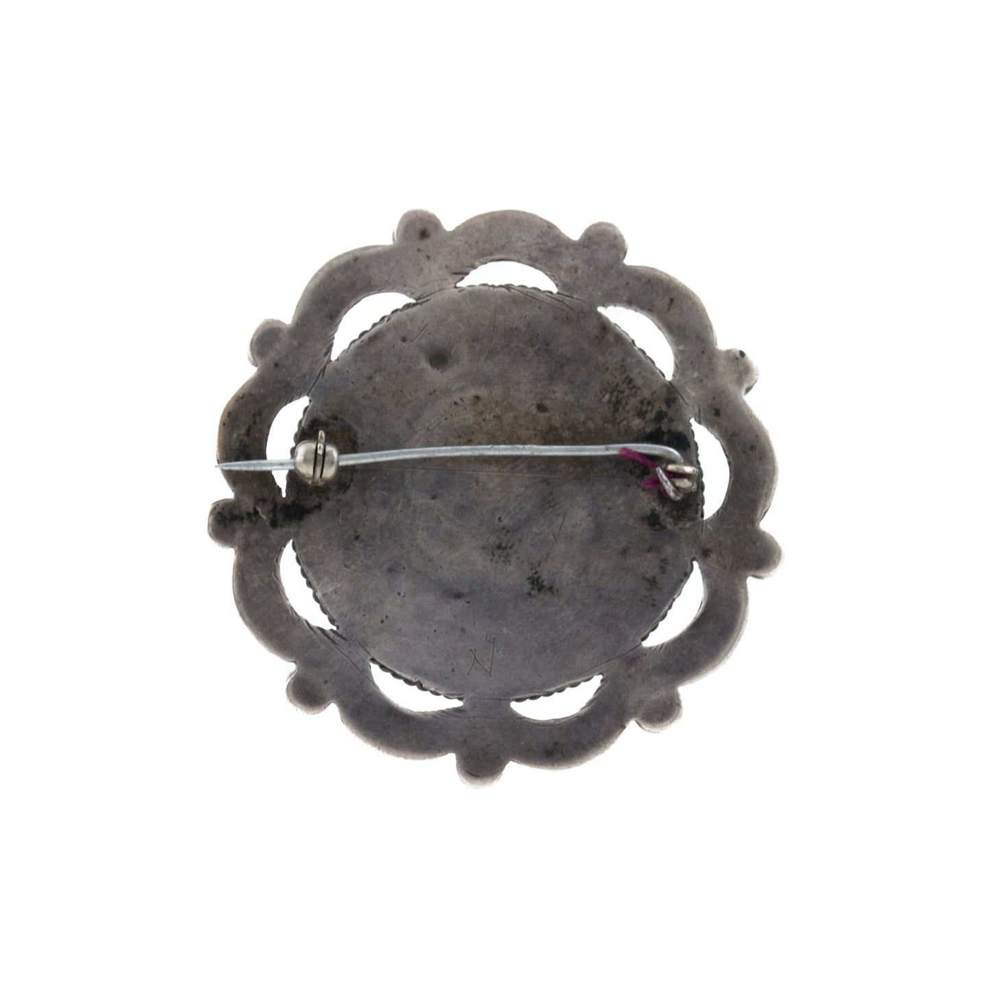 1950's Pinwheel Turquoise Brooch - Kingdom Jewelry