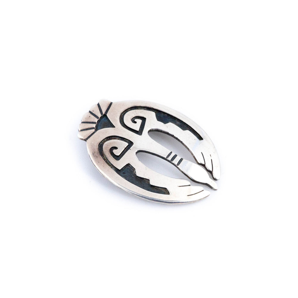 1970s Hopi Thunderbird Pin - Kingdom Jewelry