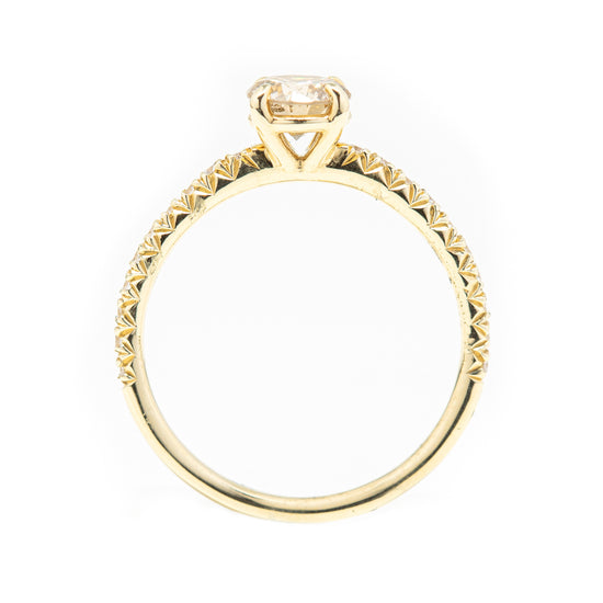 Cognac Diamond Ring