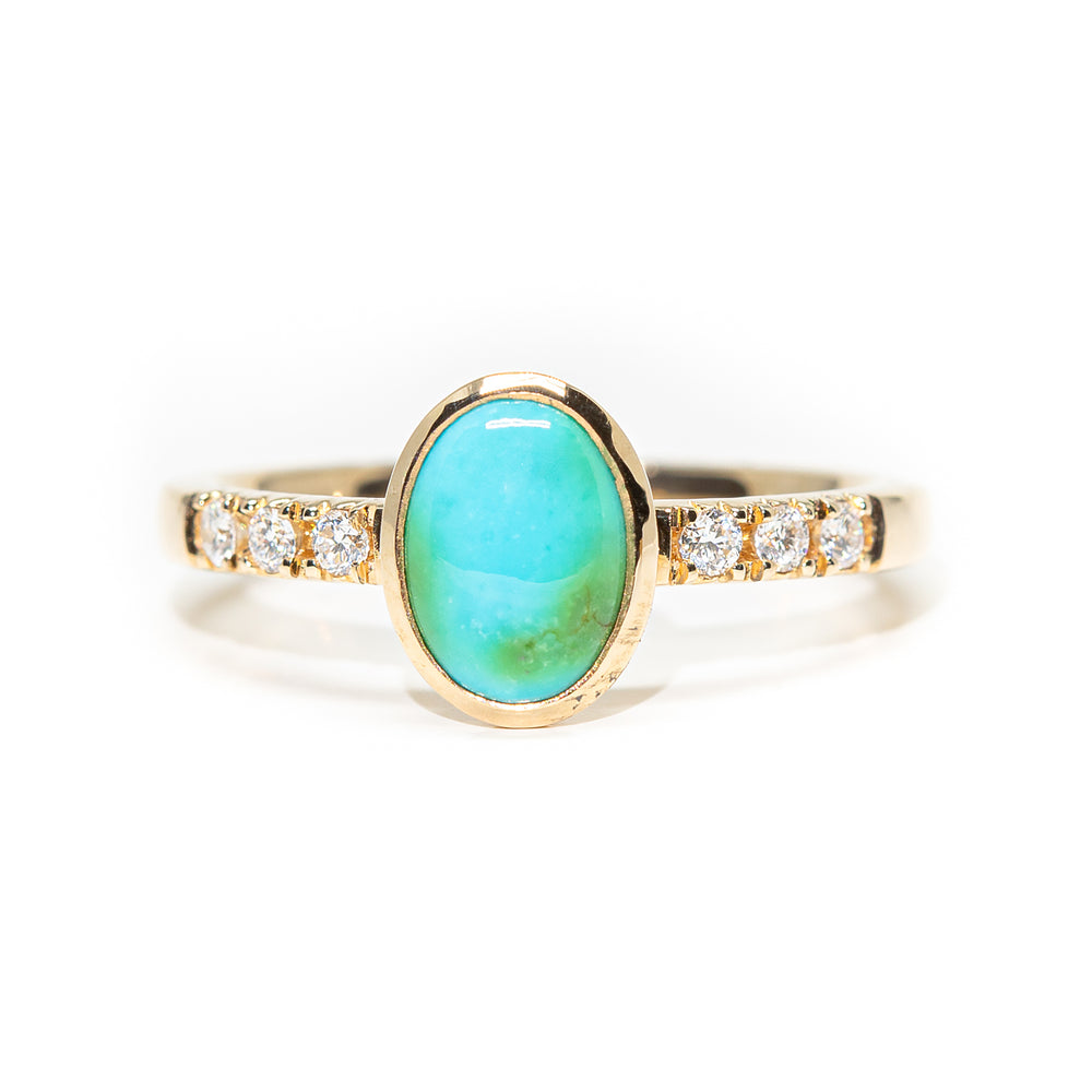 
                      
                        Sonoran Gold Turquoise Ring - Kingdom Jewelry
                      
                    