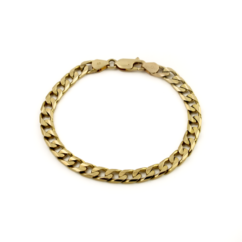 An absolutely, wicked heavy Gold chain bracelet.