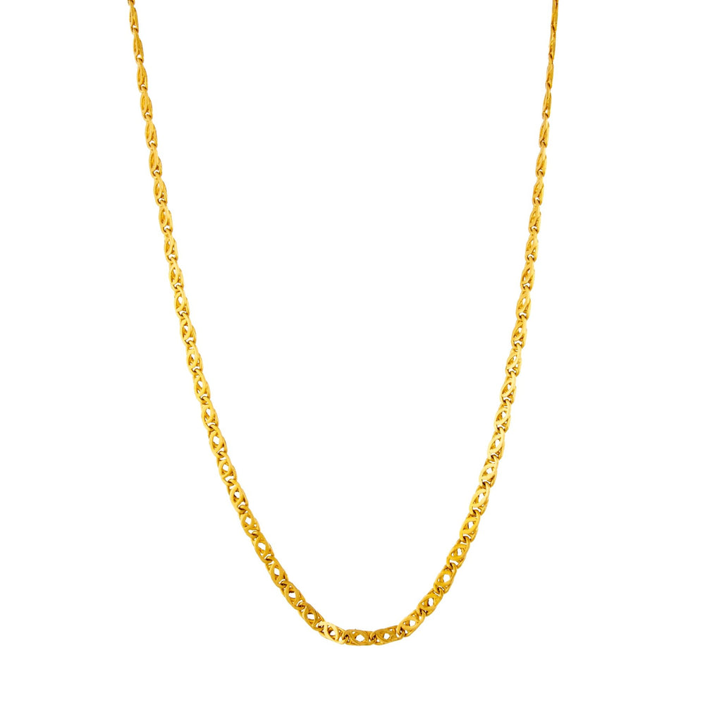 
                      
                        22K Flat Mariner Chain Necklace - Kingdom Jewelry
                      
                    