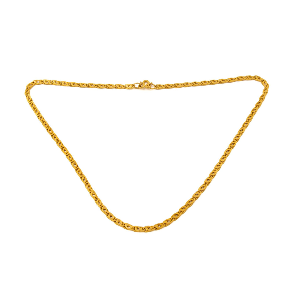 
                      
                        22K Flat Mariner Chain Necklace - Kingdom Jewelry
                      
                    