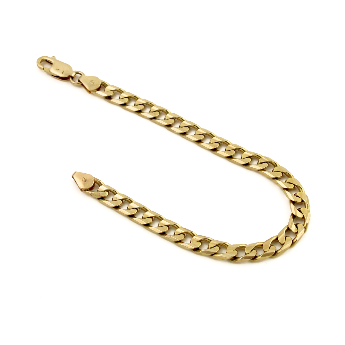 An absolutely, wicked heavy Gold chain bracelet.
