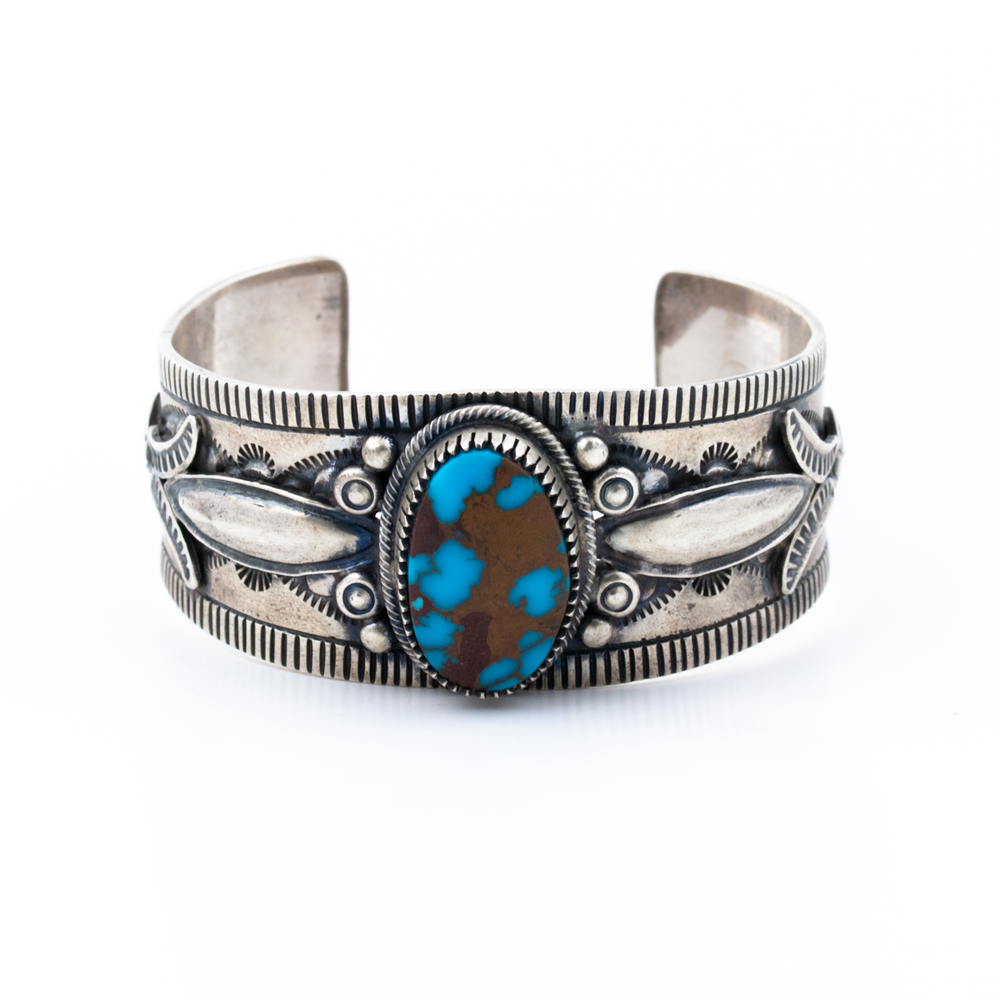 
                      
                        Chocolatey Egyptian Turquoise Cuff - Kingdom Jewelry
                      
                    