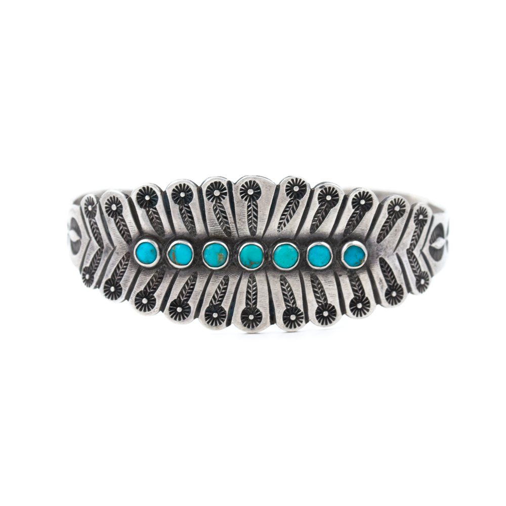 
                      
                        Fred Harvey Era Snake Eye Cuff - Kingdom Jewelry
                      
                    