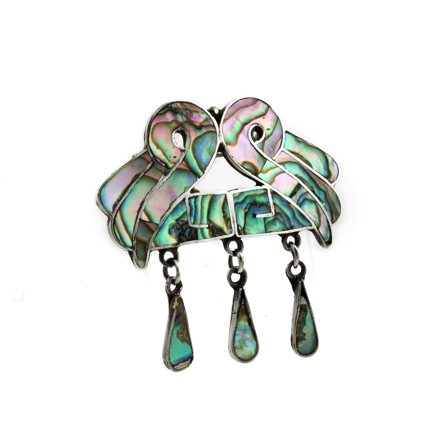 Abalone Brooch x Vintage Taxco - Kingdom Jewelry