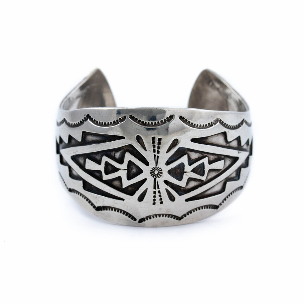 
                      
                        Abstract 1970's Southwestern Cuff - Kingdom Jewelry
                      
                    