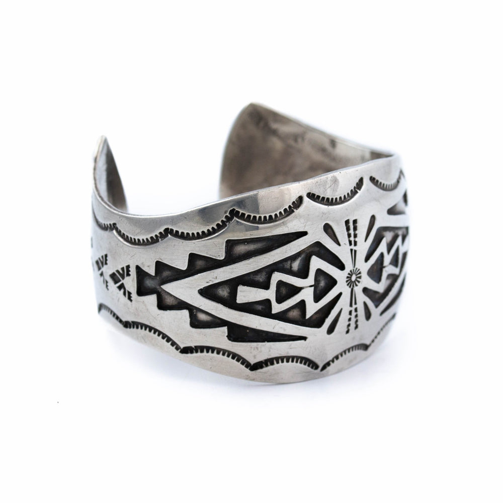 
                      
                        Abstract 1970's Southwestern Cuff - Kingdom Jewelry
                      
                    