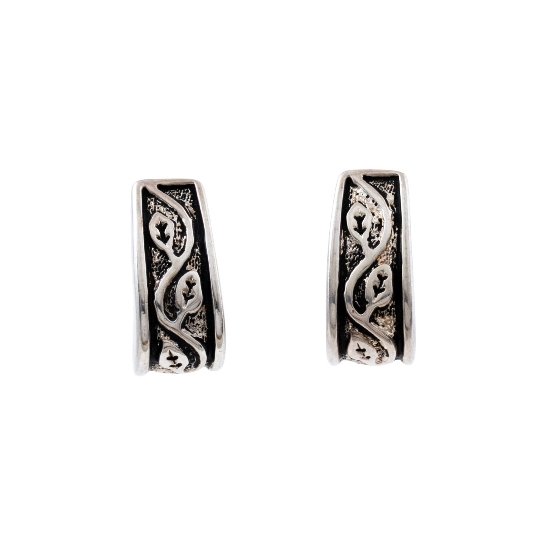 Abstract Vine Channel Earrings - Kingdom Jewelry