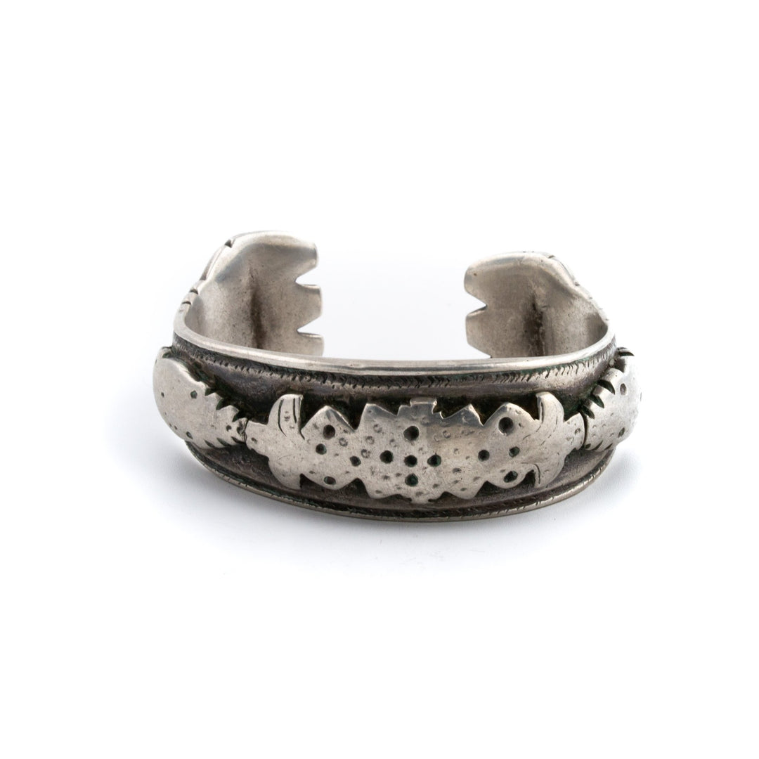 Afghan Antique Heavy Cuff - Kingdom Jewelry