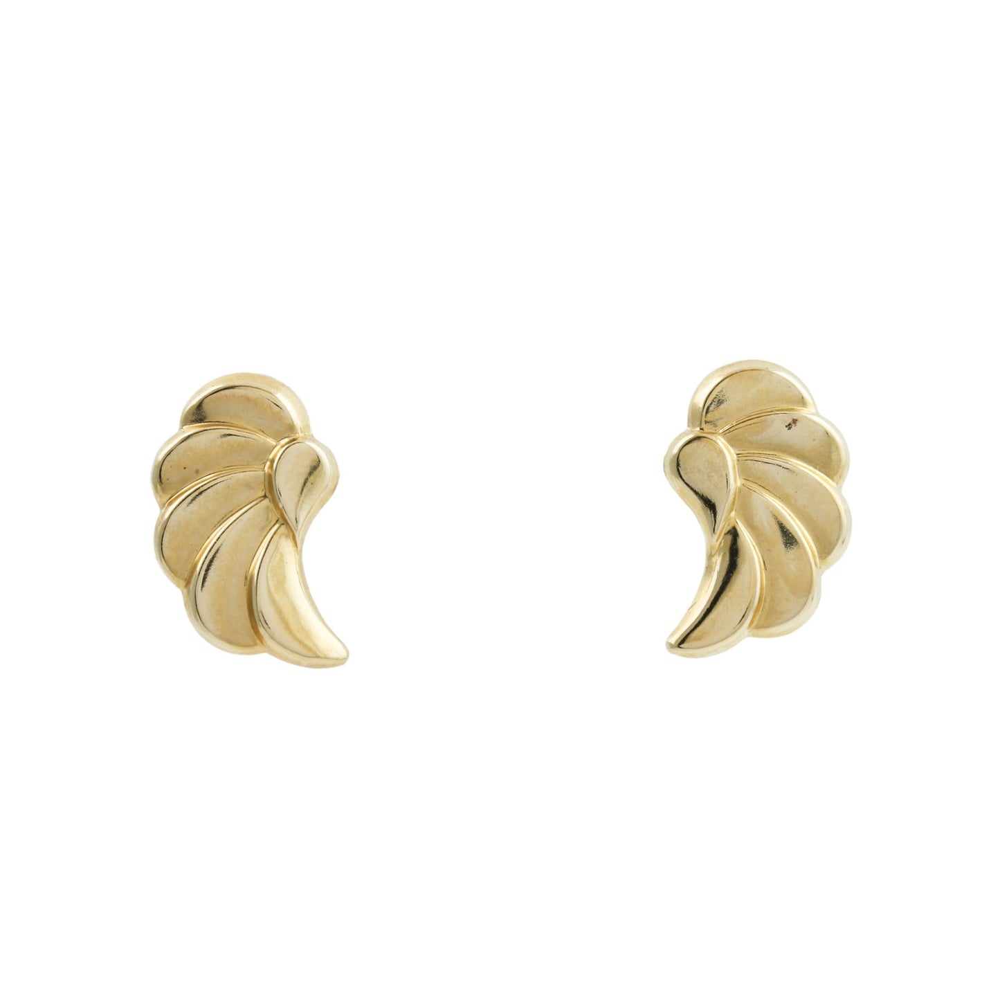 Angelic 10k Gold x Cherub Wing Earrings - Kingdom Jewelry