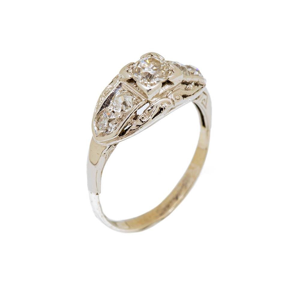 
                      
                        Antique Edwardian Diamond Ring - Kingdom Jewelry
                      
                    