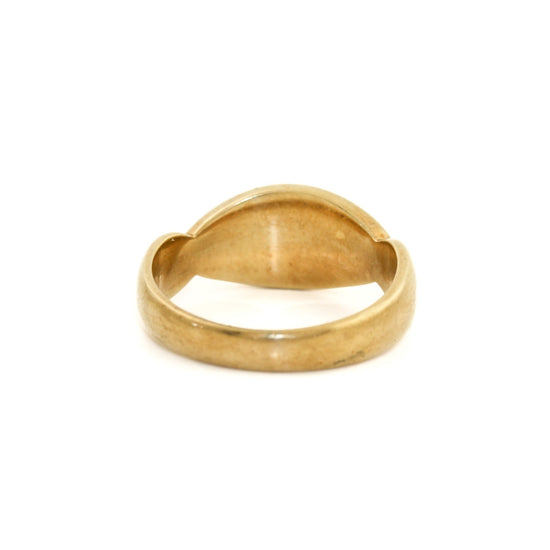 Antique Pearl 18k Gold Ring sz 4.75 - Kingdom Jewelry