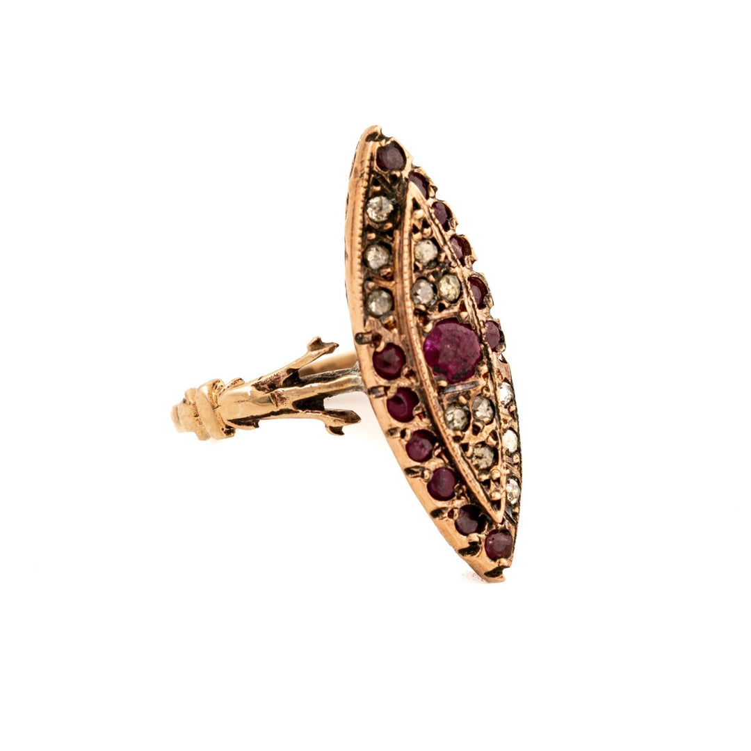 Antique Pinchbeck Ring - Kingdom Jewelry