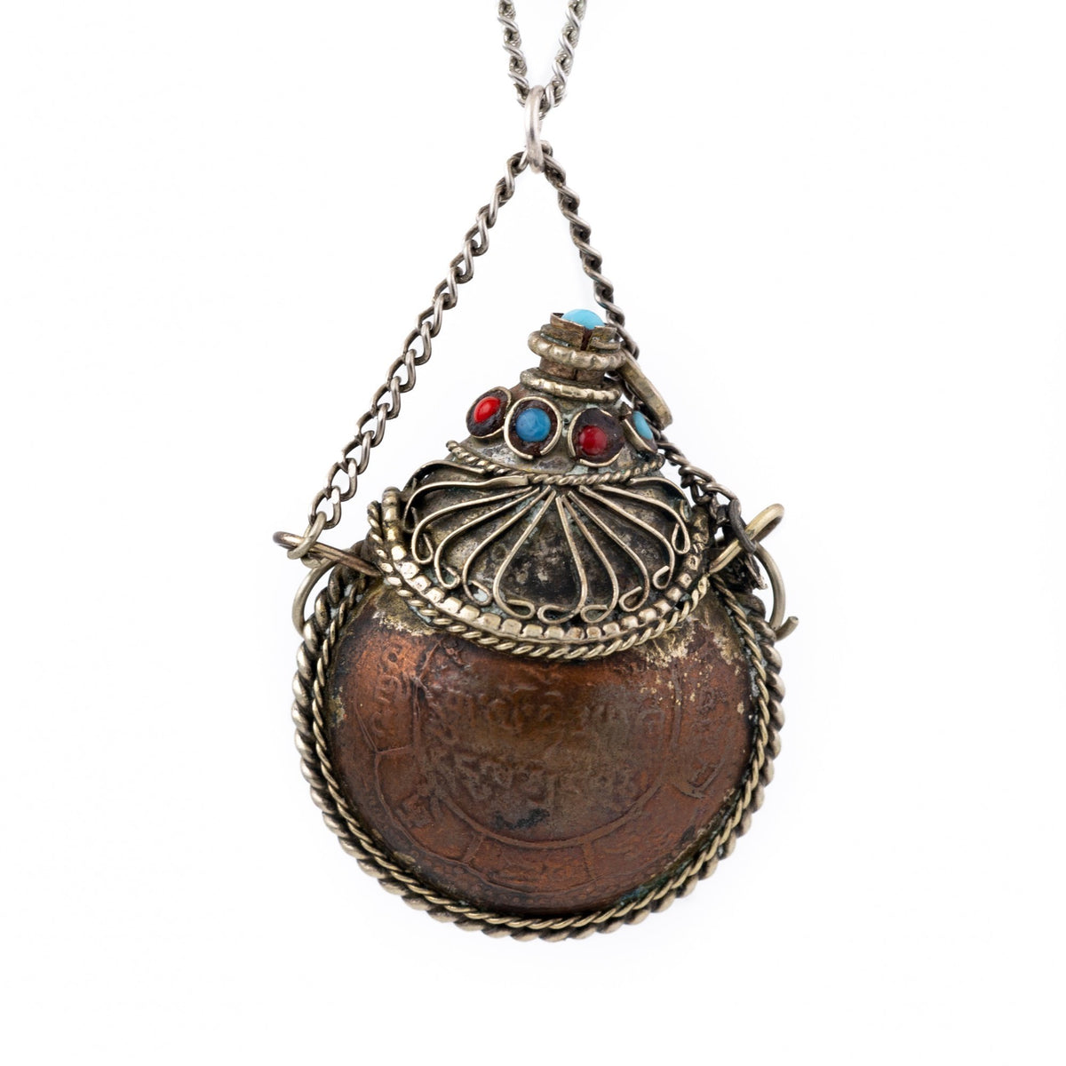 Antique Tribal Bottle Necklace - Kingdom Jewelry
