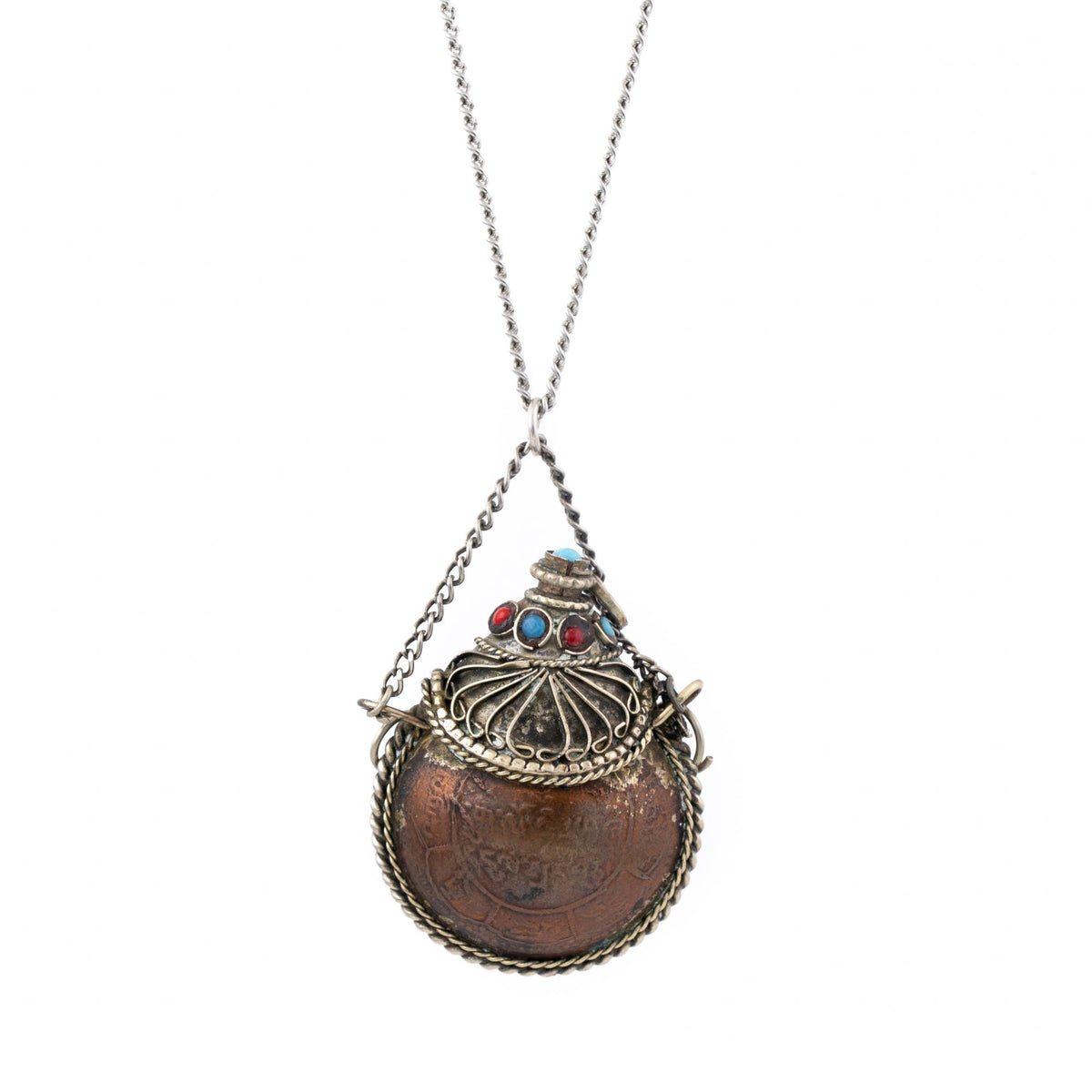 Antique Tribal Bottle Necklace - Kingdom Jewelry