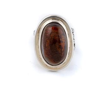 Arizona Fire Agate Ring - Kingdom Jewelry