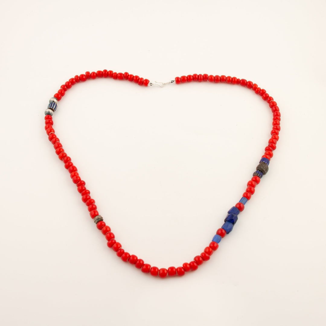 Asymmetrical White Heart Necklace - Kingdom Jewelry