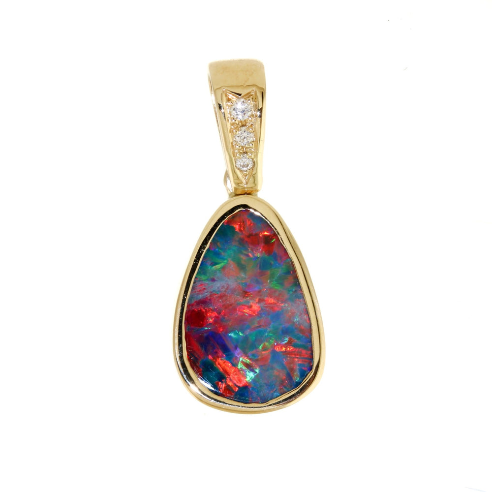 
                      
                        Australian Opal x Diamond Gold Pendant - Kingdom Jewelry
                      
                    