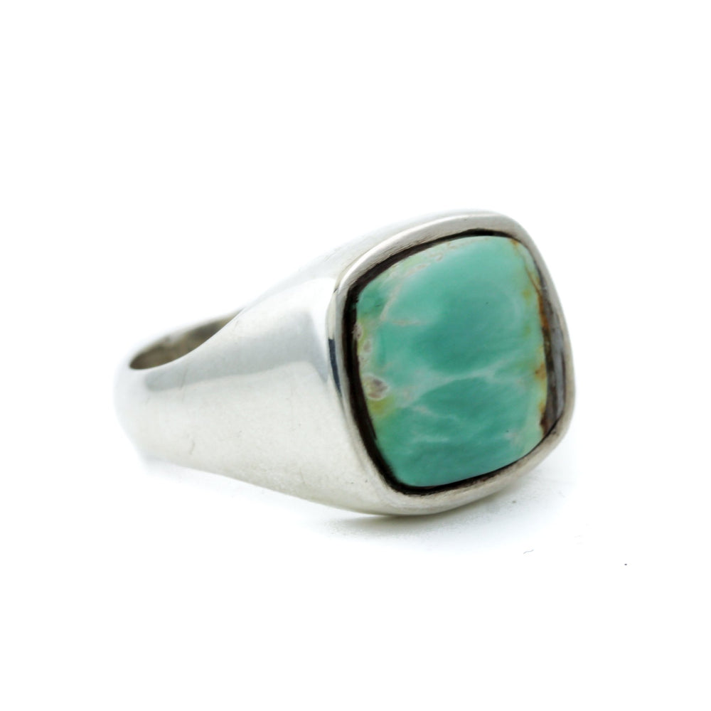 
                      
                        Australian Varascite Inlay Signet Ring - Kingdom Jewelry
                      
                    