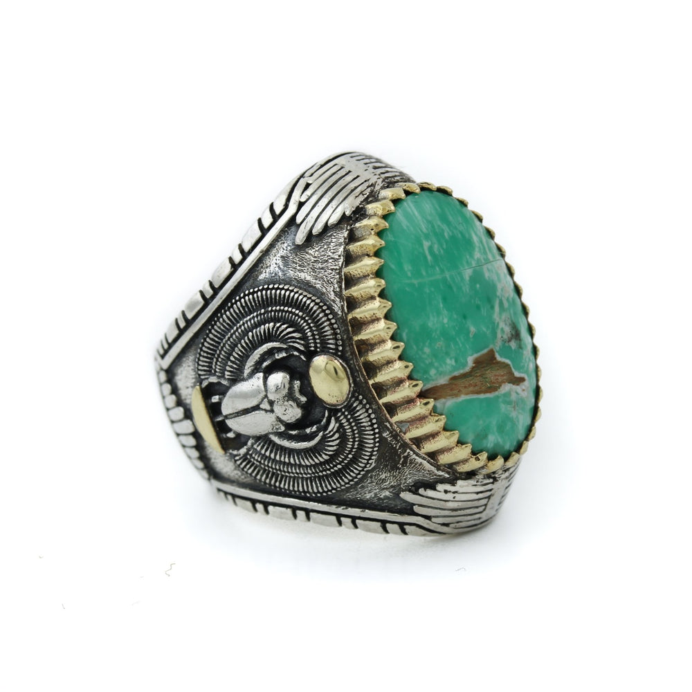 
                      
                        Australian Varascite "Ramses" Ring - Kingdom Jewelry
                      
                    