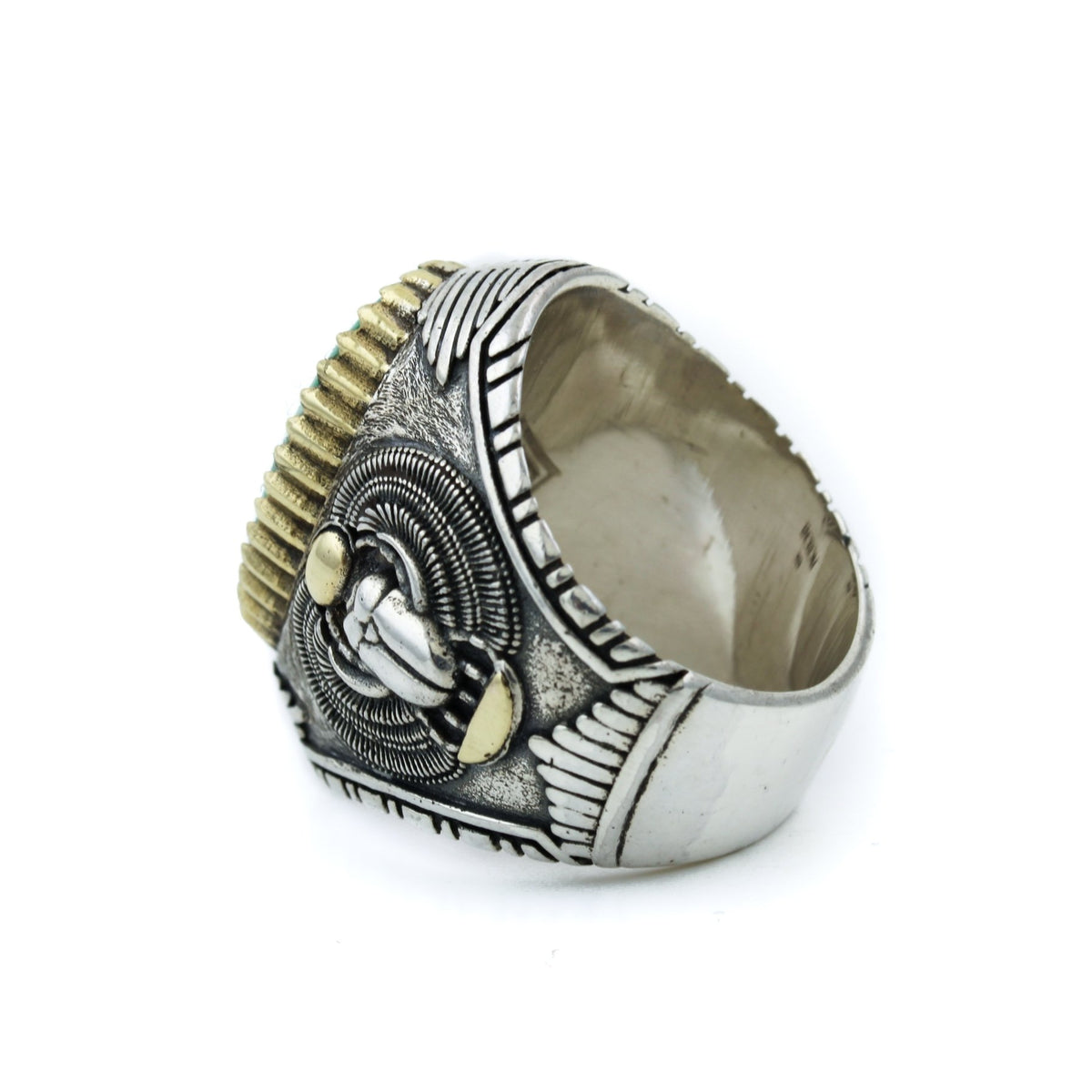 Australian Varascite "Ramses" Ring - Kingdom Jewelry