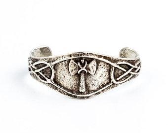 Axe Yin Yang Cuff - Kingdom Jewelry