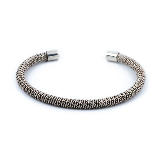 
                      
                        Balinese Sterling Silver Coiled Bangle Bracelet - Kingdom Jewelry
                      
                    