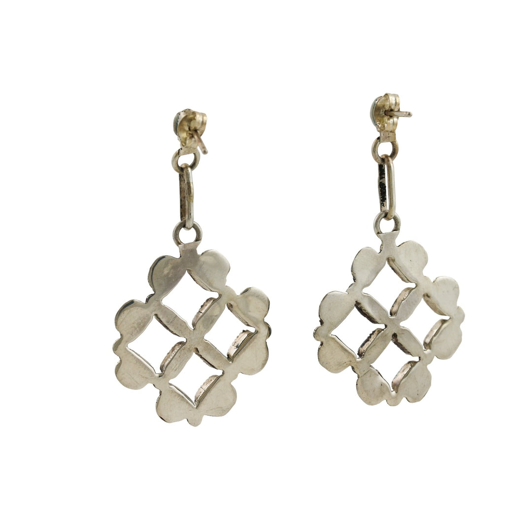 Basket Weave Zuni Earrings - Kingdom Jewelry