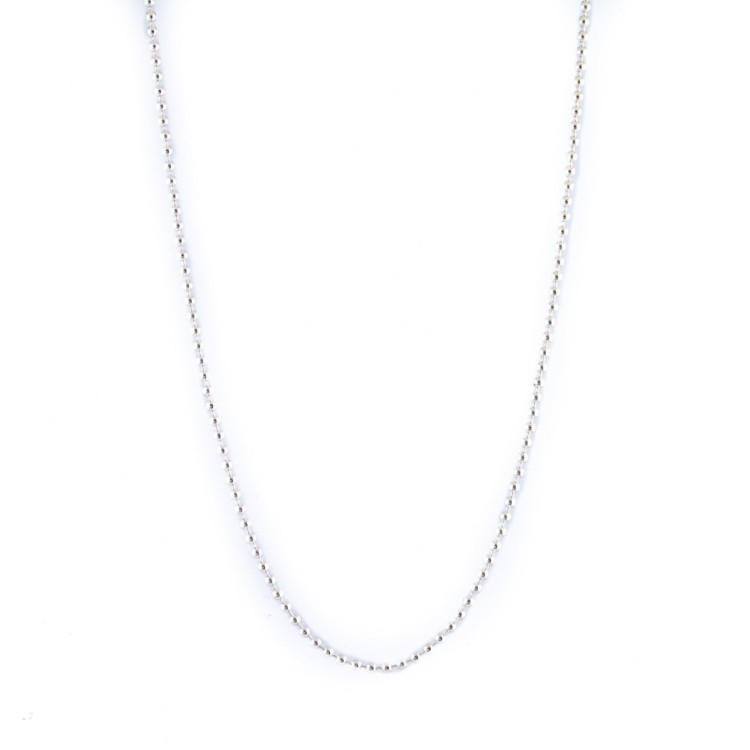 Beaded Sterling Silver Chain - Kingdom Jewelry