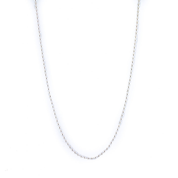 Beaded Sterling Silver Chain - Kingdom Jewelry