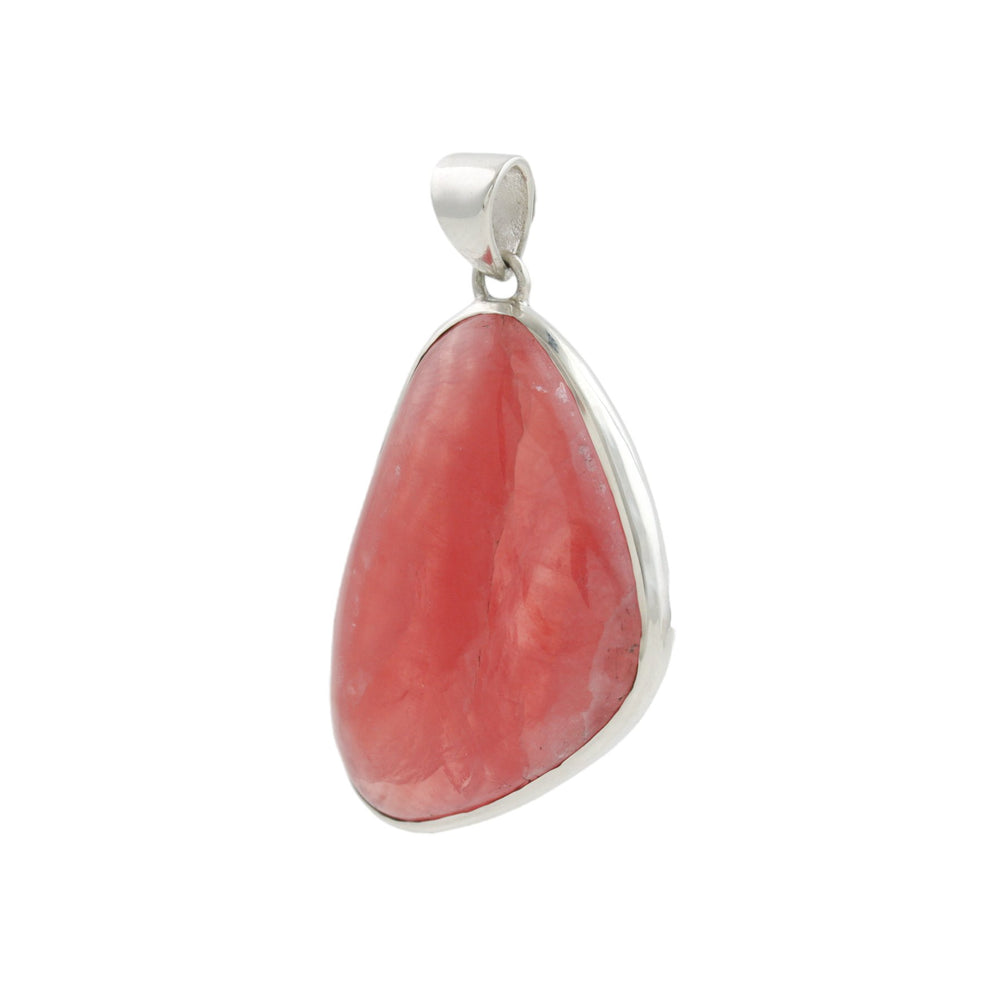 
                      
                        Beguiling Asymmetric Rhodochrosite x Silver Pendant - Kingdom Jewelry
                      
                    