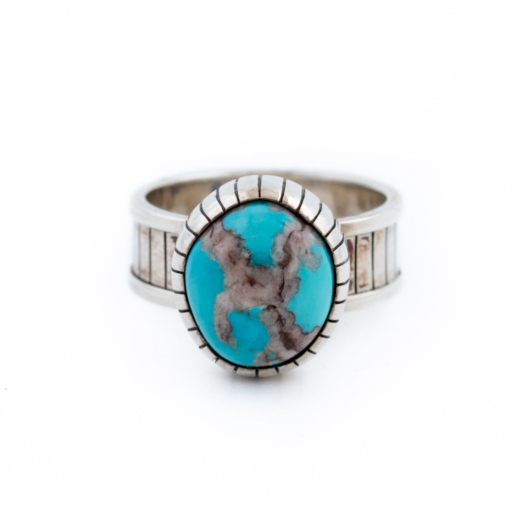 Bisbee Turquoise "Senro" Ring - Kingdom Jewelry