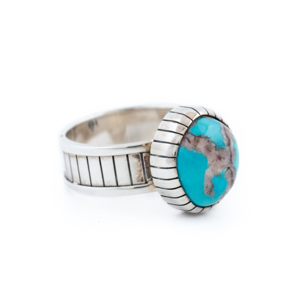 Bisbee Turquoise "Senro" Ring - Kingdom Jewelry