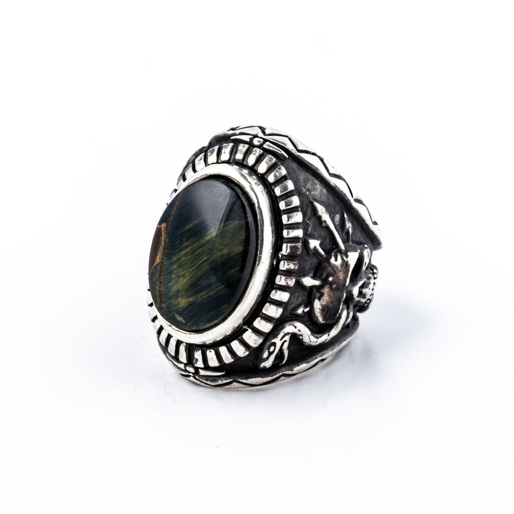 
                      
                        Black Mountain Tiger's Eye Ring - Kingdom Jewelry
                      
                    