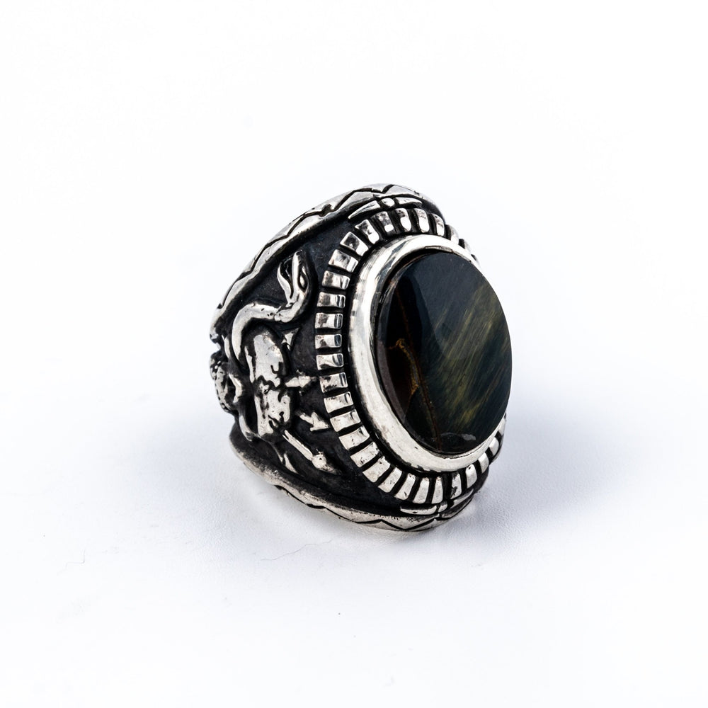 
                      
                        Black Mountain Tiger's Eye Ring - Kingdom Jewelry
                      
                    