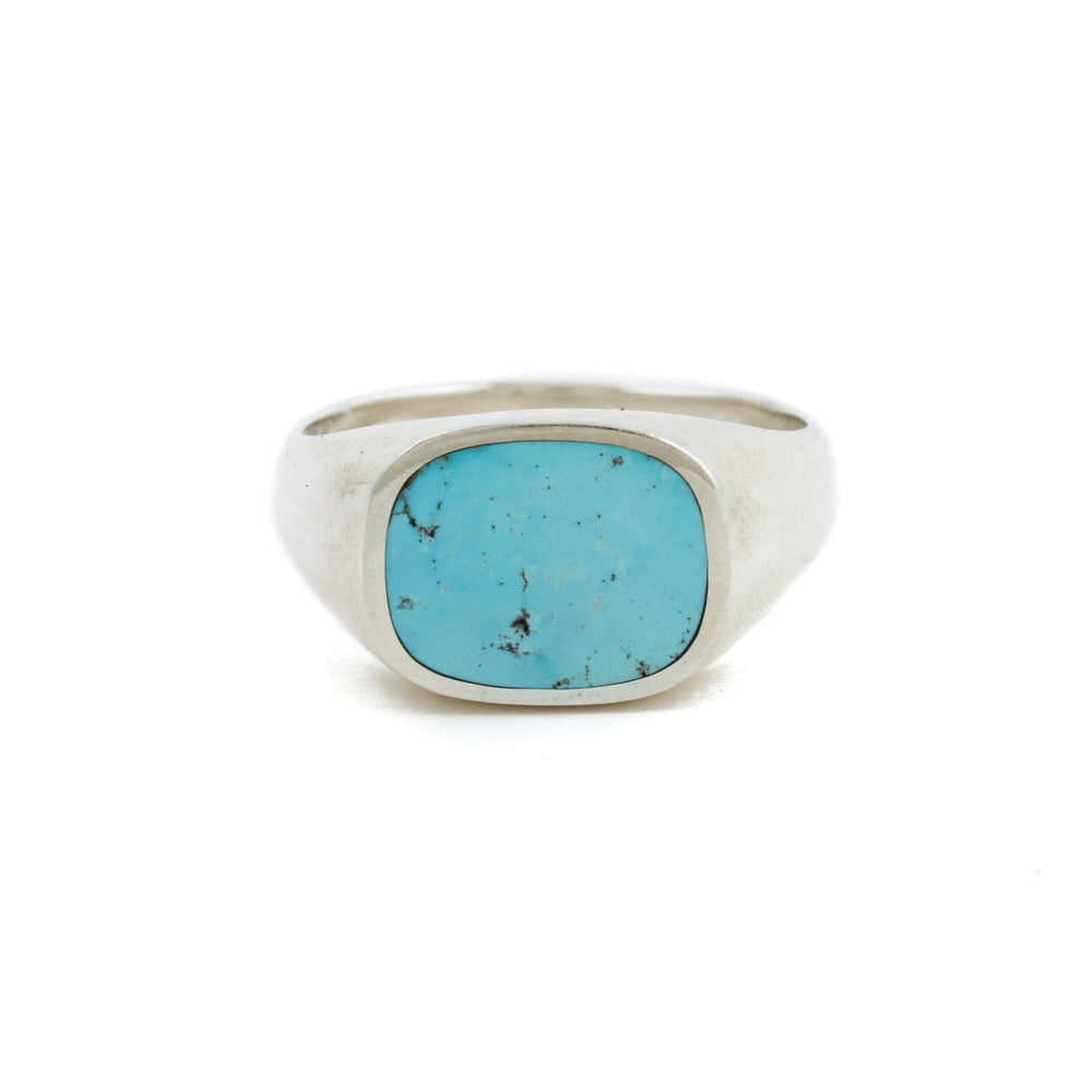 
                      
                        Blue Ridge Turquoise Inlay Silver Ring - Kingdom Jewelry
                      
                    