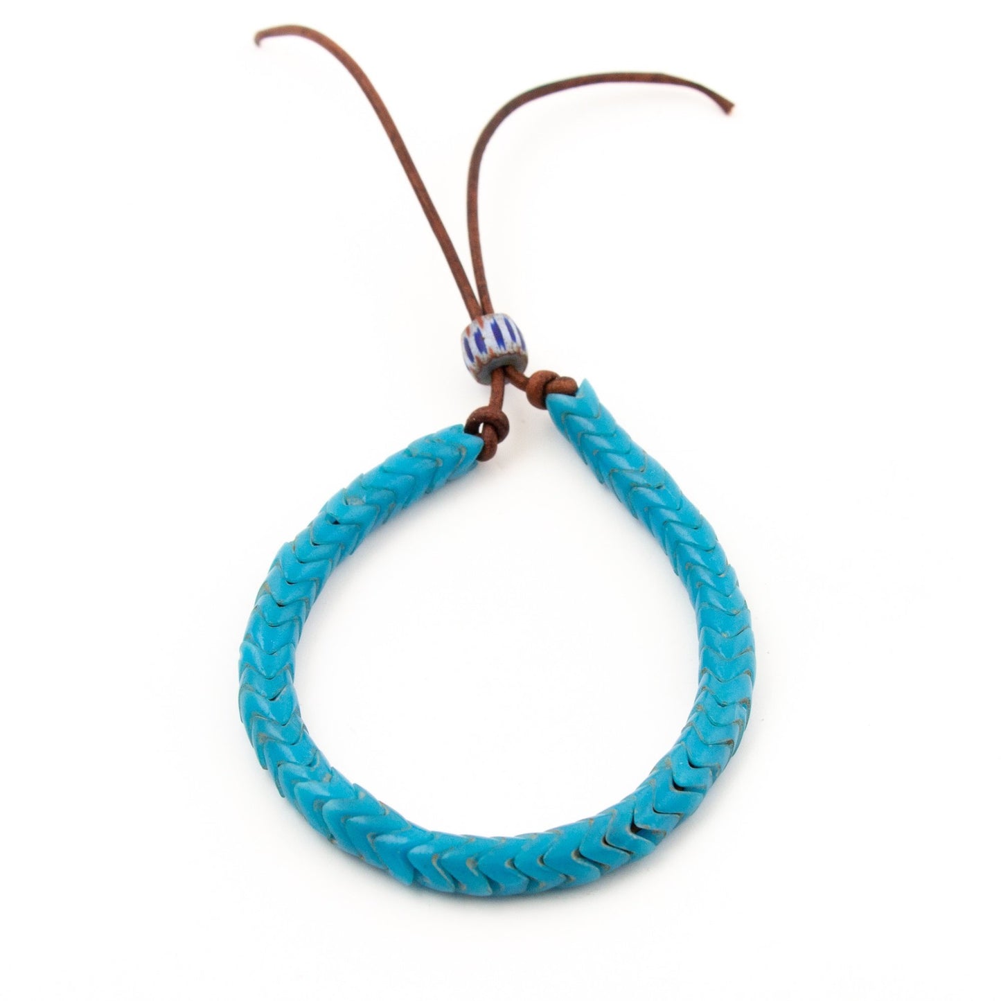 Blue Snake Bead Bracelet - Kingdom Jewelry