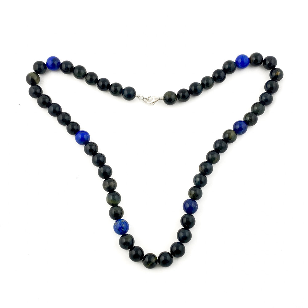 
                      
                        Blue Tiger's Eye Beaded Necklace - Kingdom Jewelry
                      
                    