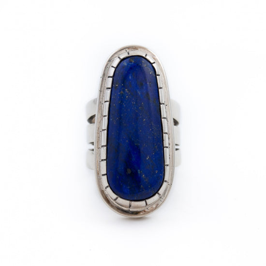 Bold Blue Lapis Ring - Kingdom Jewelry