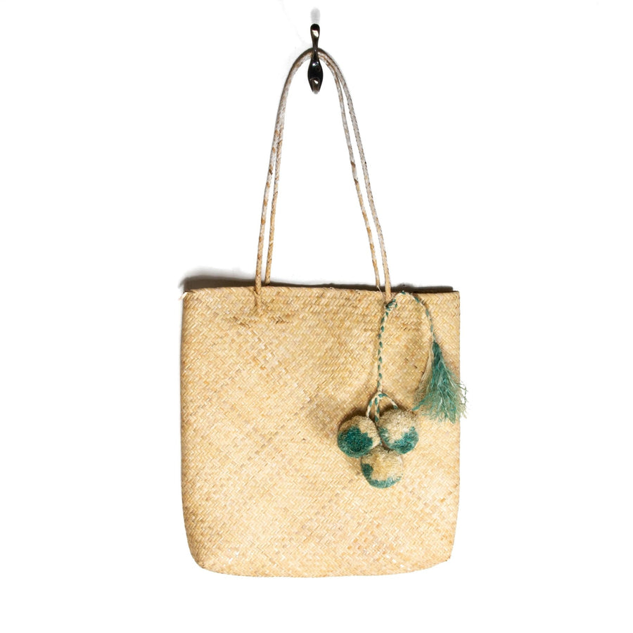 Borneo Pom Pom Tote - Kingdom Jewelry