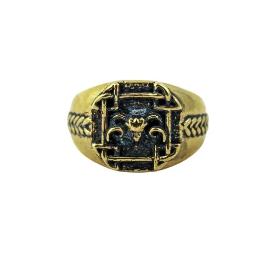 Brass "Celtic Aries" Ring - Kingdom Jewelry