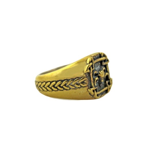 Brass "Celtic Aries" Ring - Kingdom Jewelry
