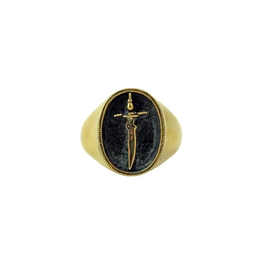 
                      
                        Brass Cutlass Signet Ring - Kingdom Jewelry
                      
                    