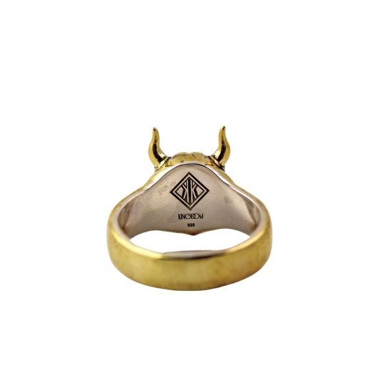 Brass Hannya Ring - Kingdom Jewelry