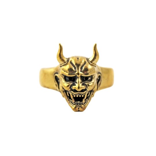 Brass Hannya Ring - Kingdom Jewelry