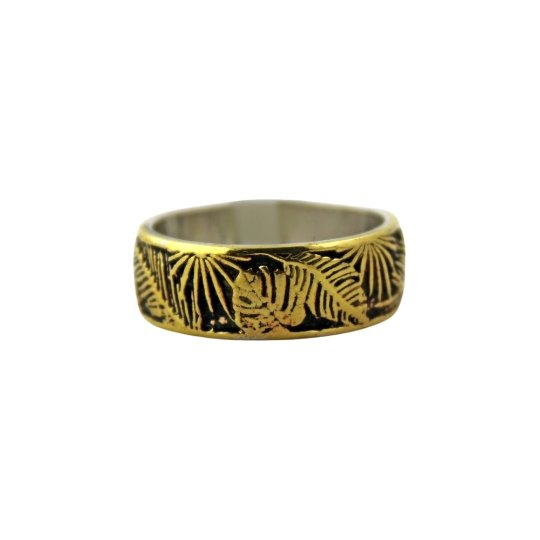 Brass Jungle Band Ring - Kingdom Jewelry