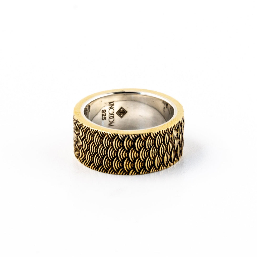 Brass Kappa Band Ring - Kingdom Jewelry